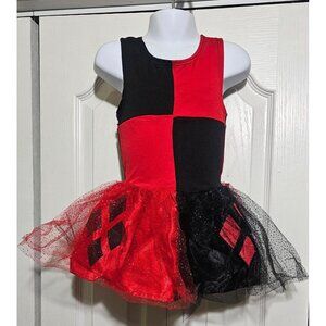 Harley Quinn Costume Dress Tutu Joker Batman DC Comics Halloween Rubie's Girls